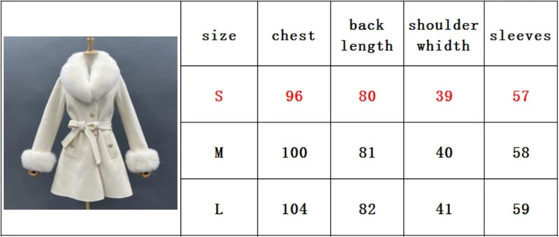 Cashmere Fox Fur Coat 2022