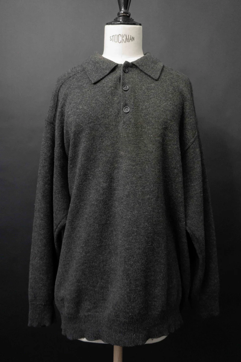 Vintage oversized Pullover Merinowolle, M–XL