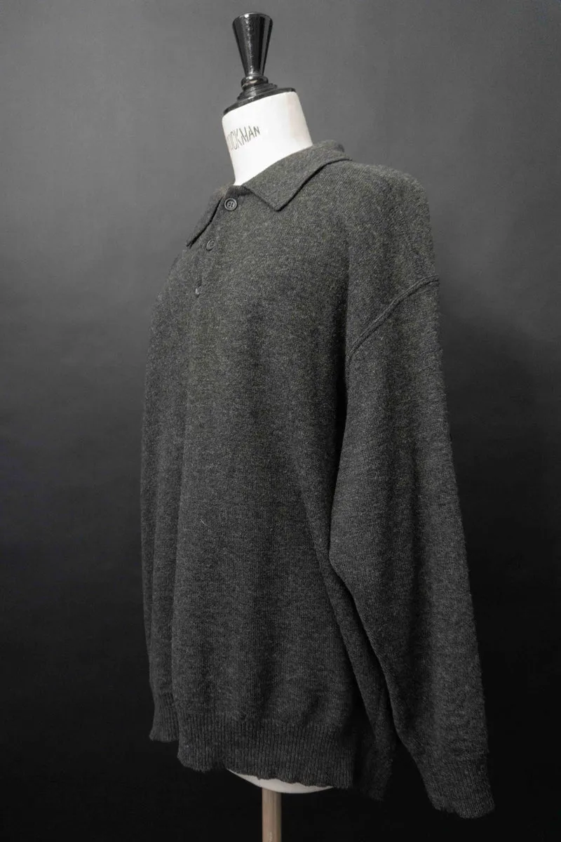 Vintage oversized Pullover Merinowolle, M–XL