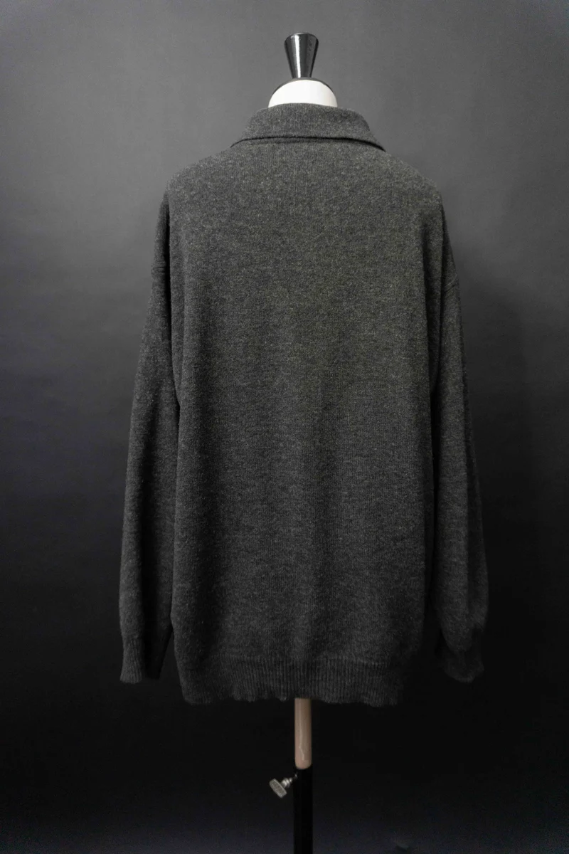 Vintage oversized Pullover Merinowolle, M–XL