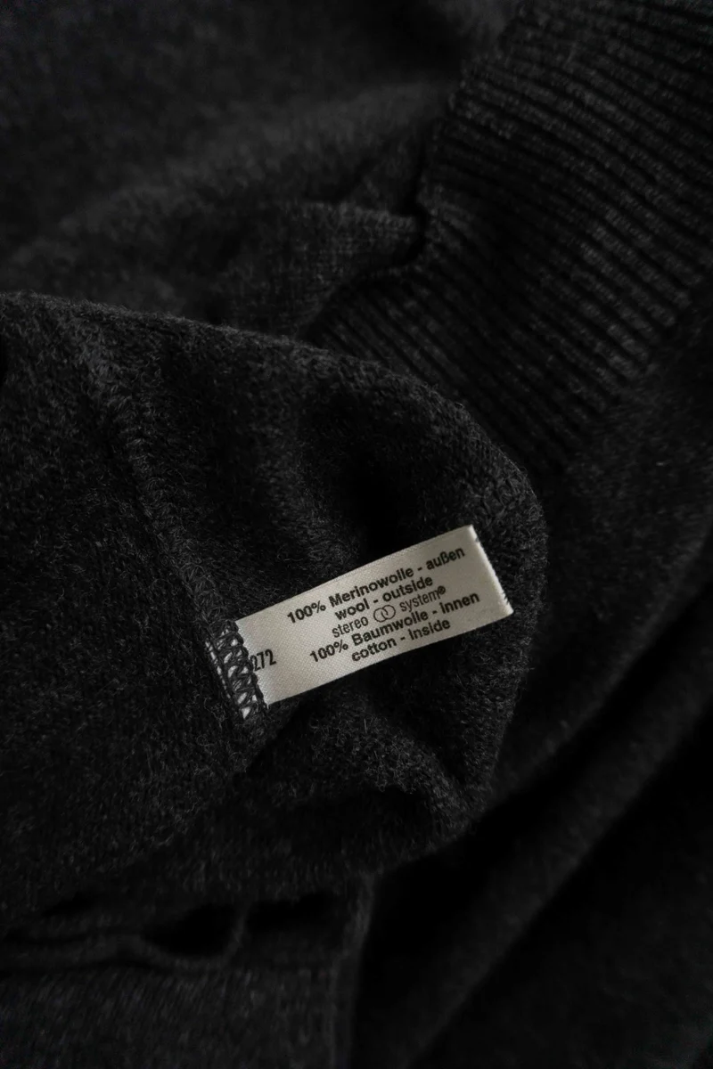 Vintage oversized Pullover Merinowolle, M–XL