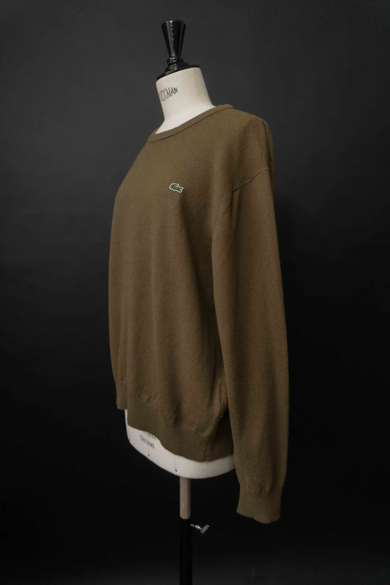 Vintage Lacoste Pullover, Wolle, M–L