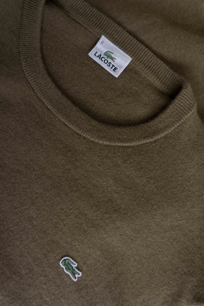 Vintage Lacoste Pullover, Wolle, M–L