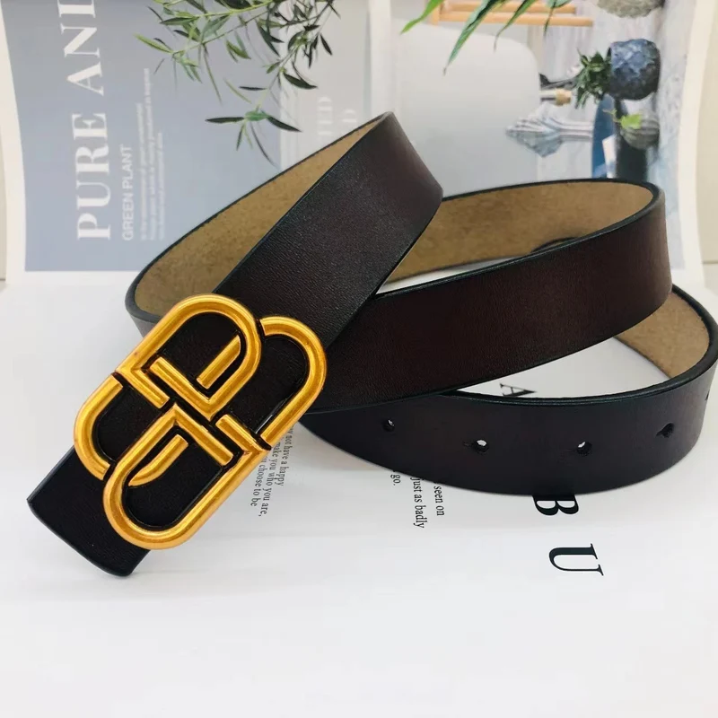 B Leather Belt