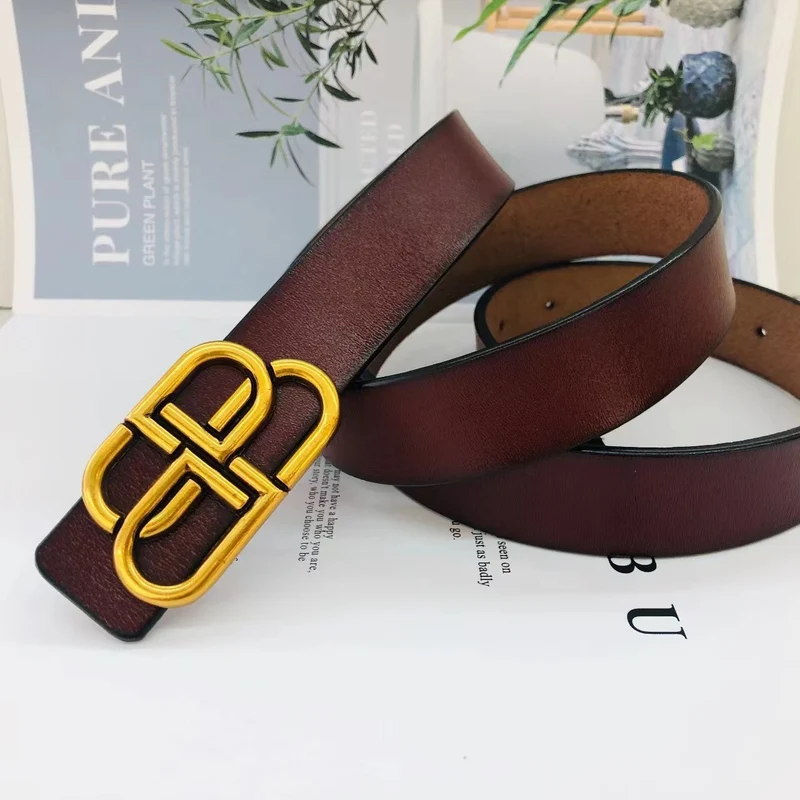 B Leather Belt