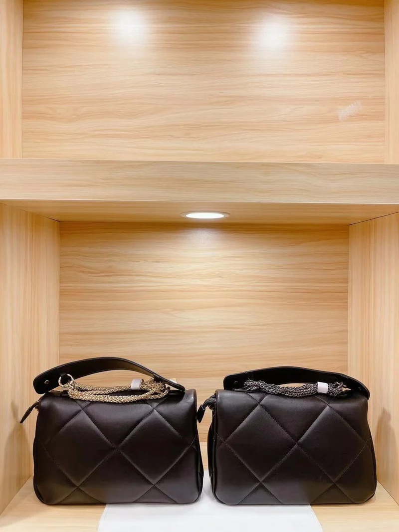 Black Leather Valentine Bag