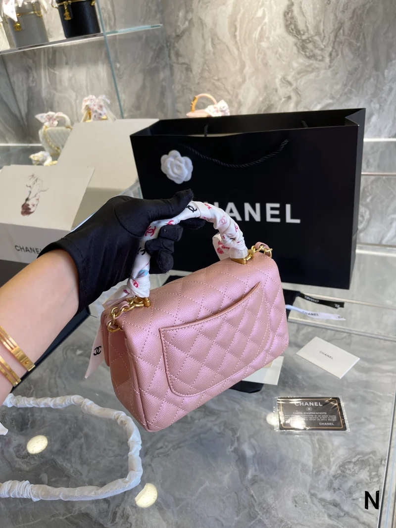 Small Leather C Shoulder Bag
