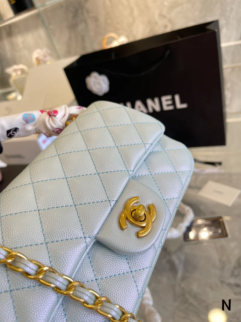Small Leather C Shoulder Bag