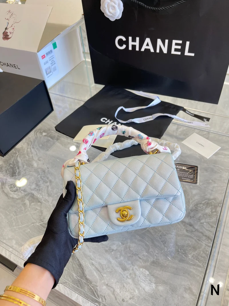 Small Leather C Shoulder Bag