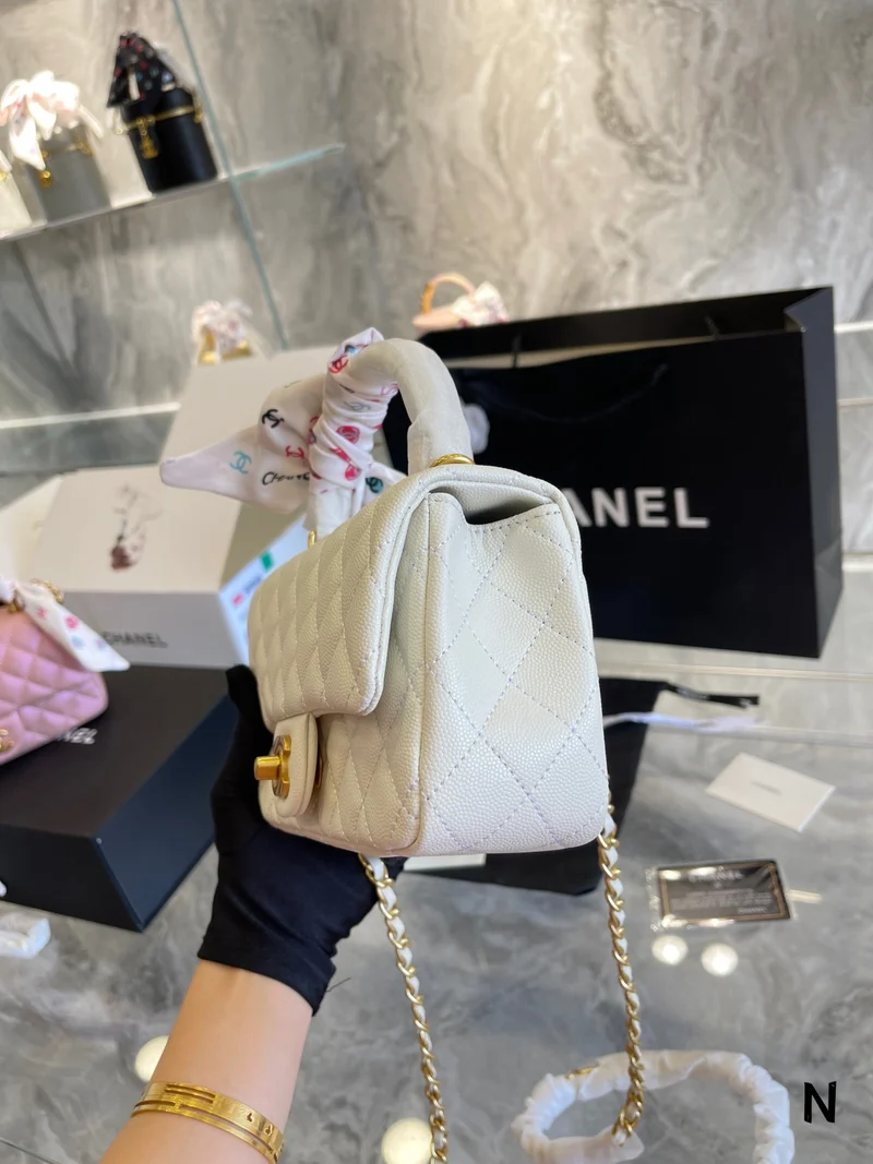 Small Leather C Shoulder Bag