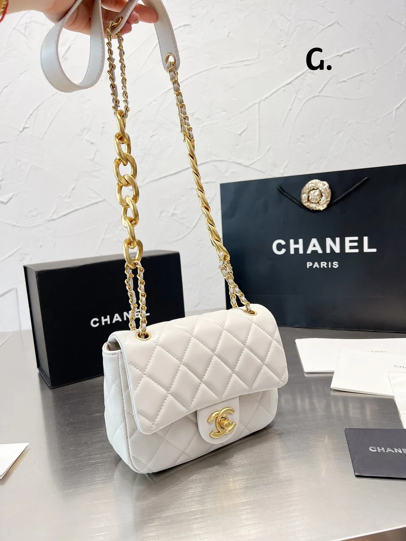 Small Leather C Bag