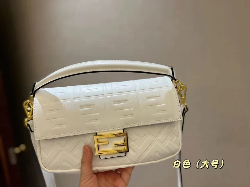 White Leather FIFI Bag