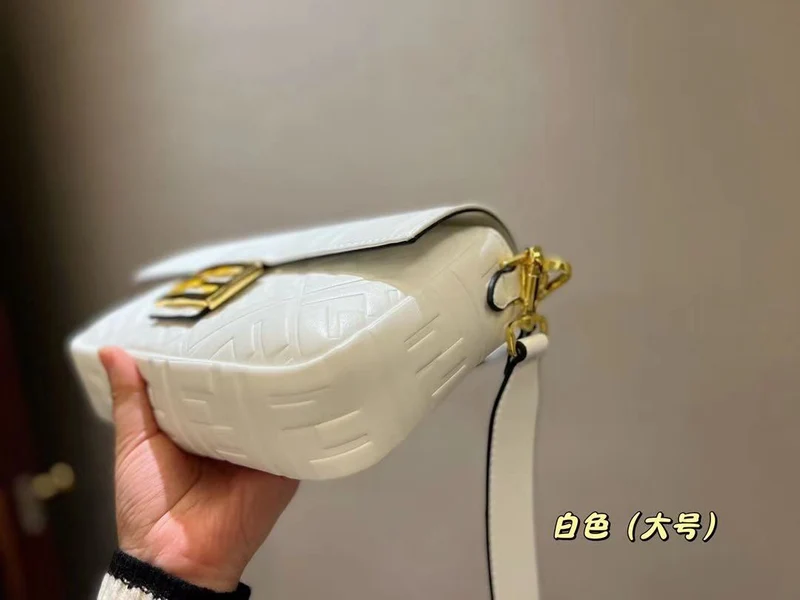 White Leather FIFI Bag