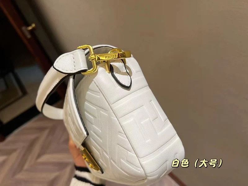 White Leather FIFI Bag