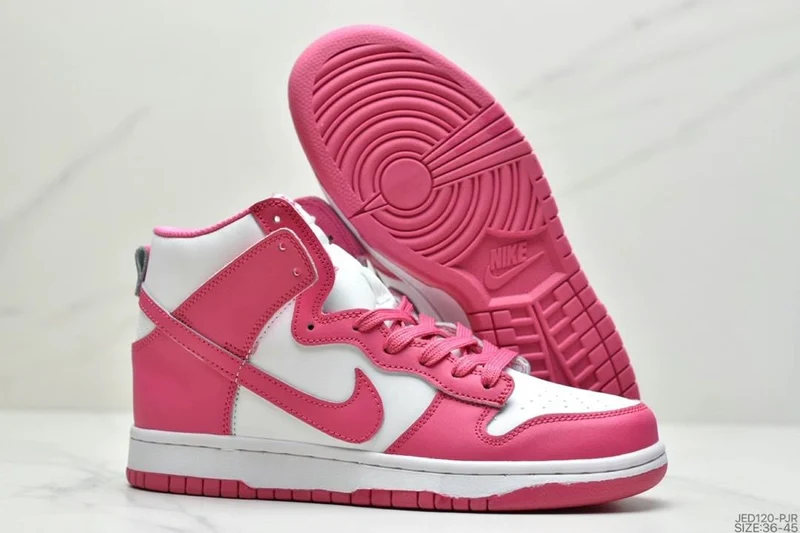 Pink & White Air Trainers