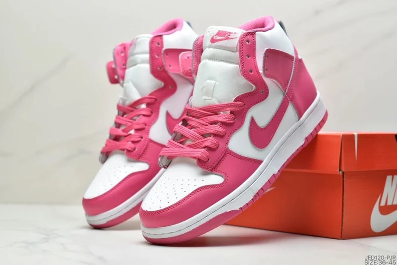 Pink & White Air Trainers