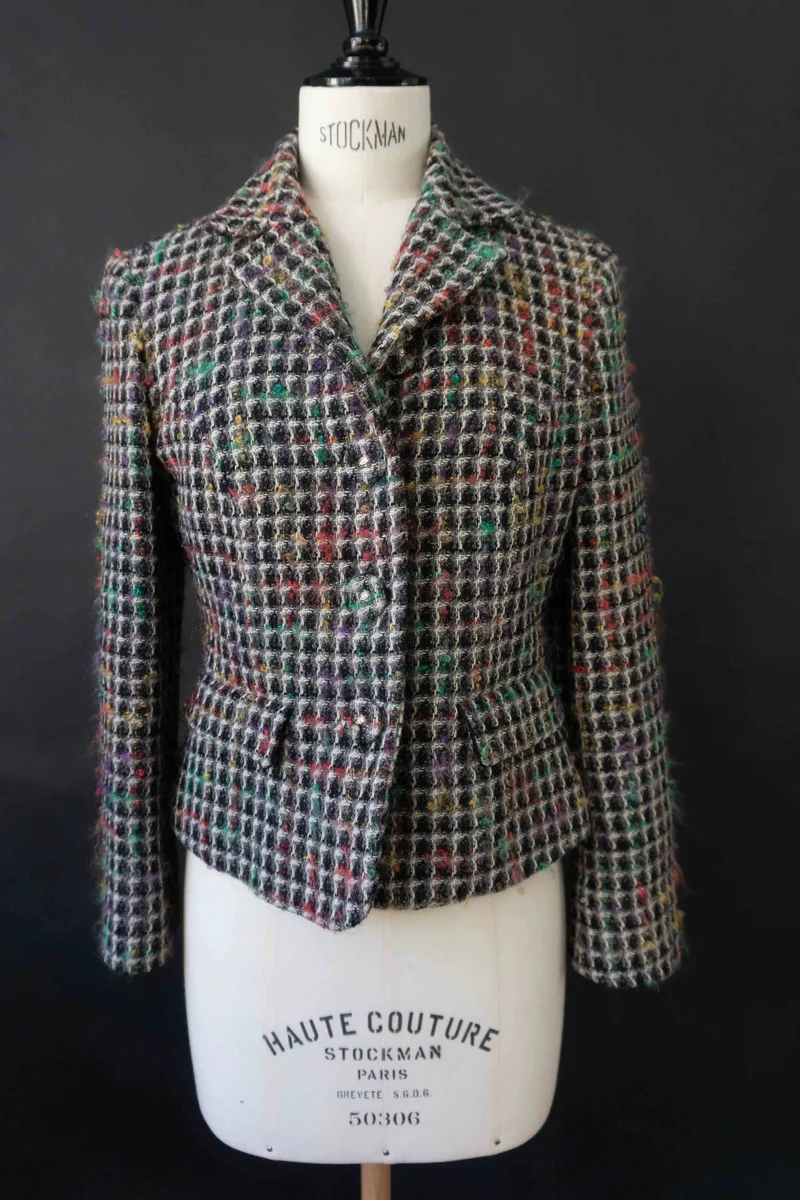 Vintage 90s Versace Coucle Kostüm, XS