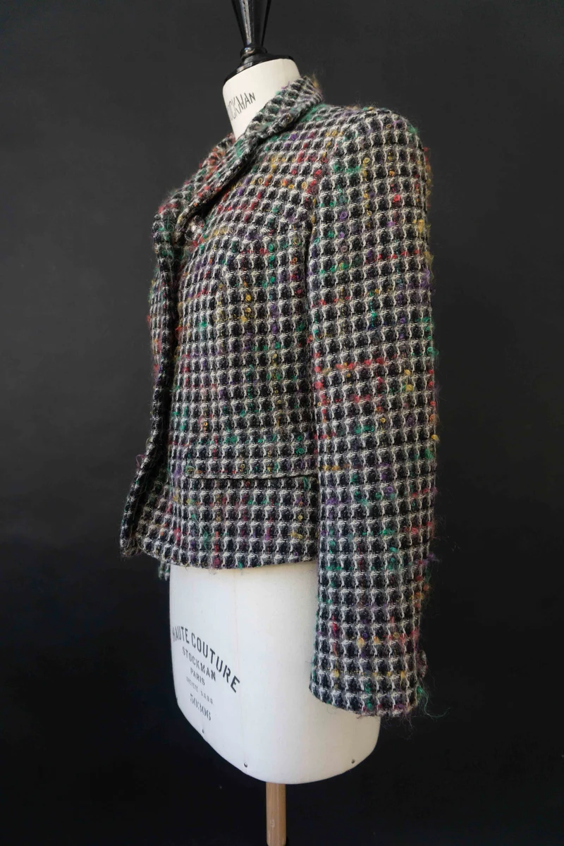 Vintage 90s Versace Coucle Kostüm, XS