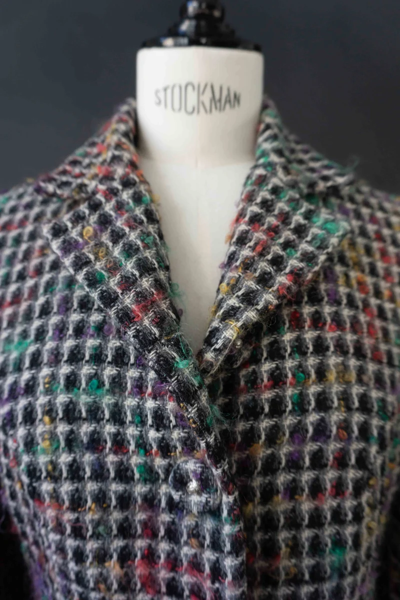 Vintage 90s Versace Coucle Kostüm, XS