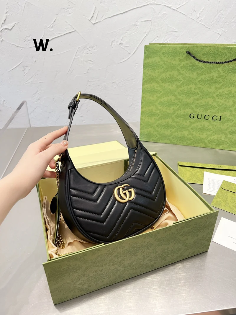 Oval Leather Bag