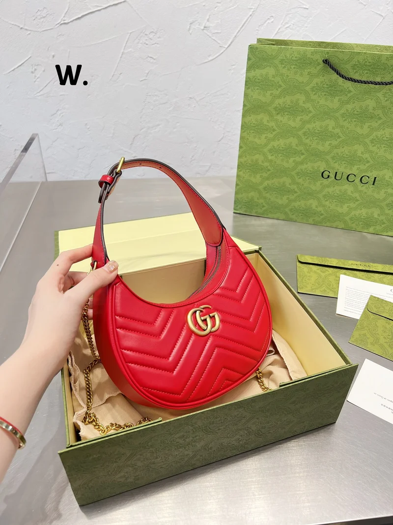 Oval Leather Bag