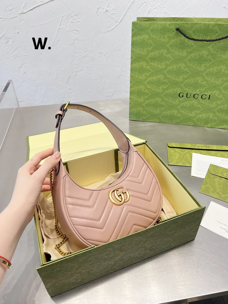 Oval Leather Bag