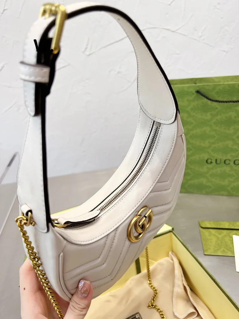 Oval Leather Bag