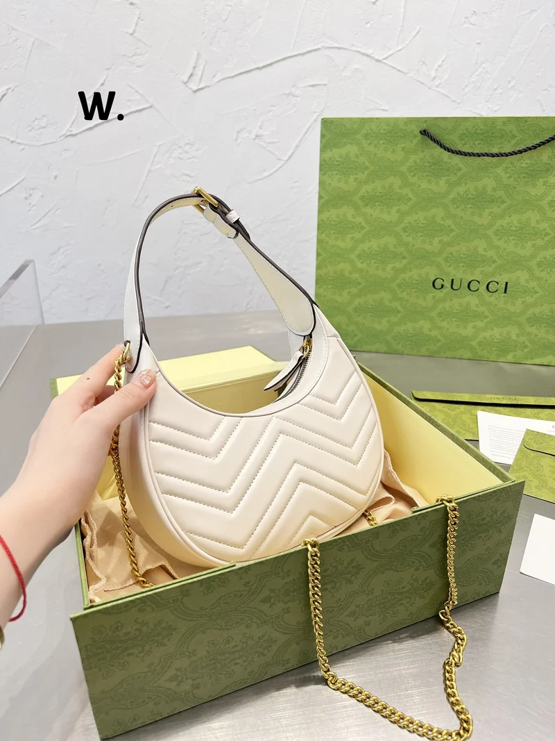 Oval Leather Bag