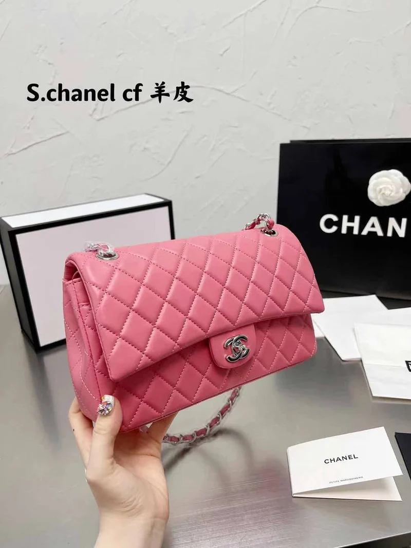 Leather C Shoulder Bag