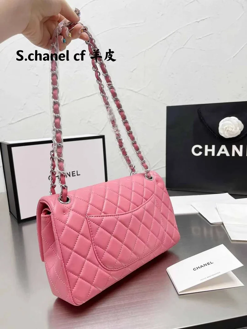 Leather C Shoulder Bag