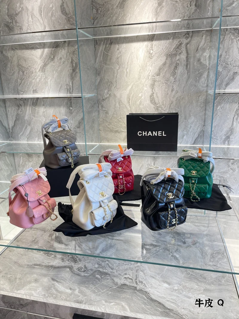 Leather C Backpack