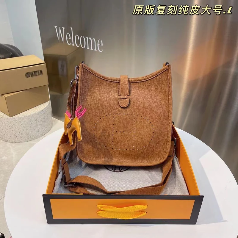 Large Leather H Bag