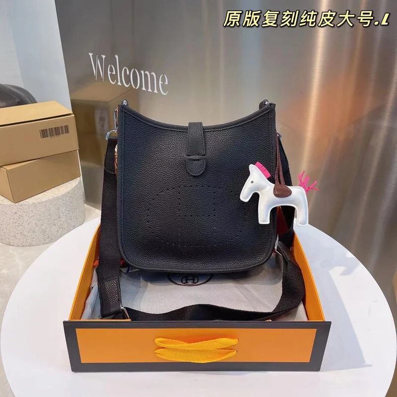 Large Leather H Bag