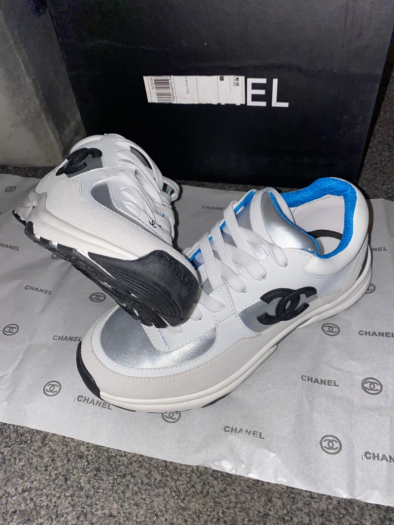 Silver & White C Runners