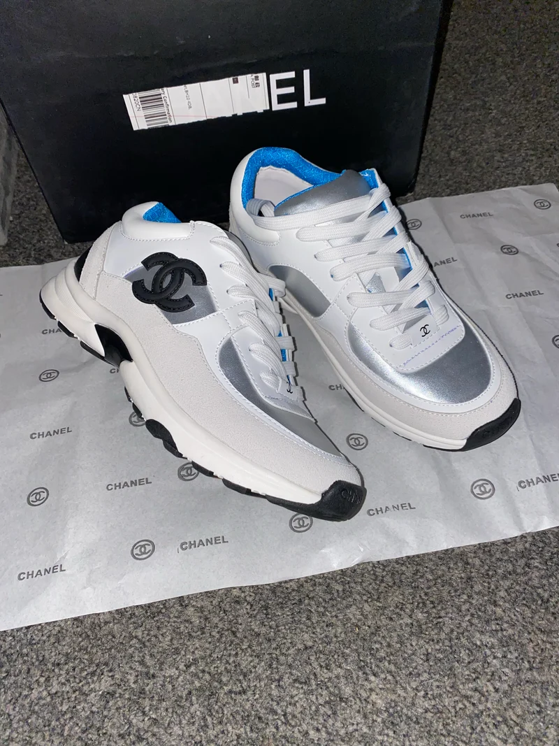 Silver & White C Runners