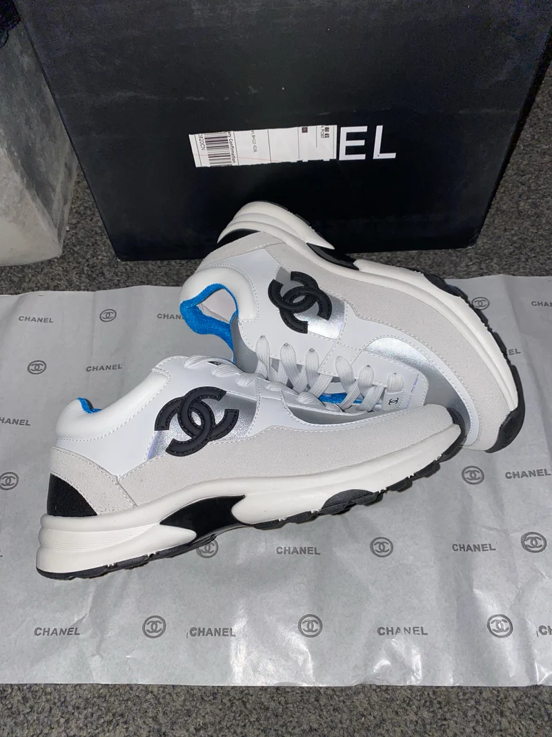 Silver & White C Runners