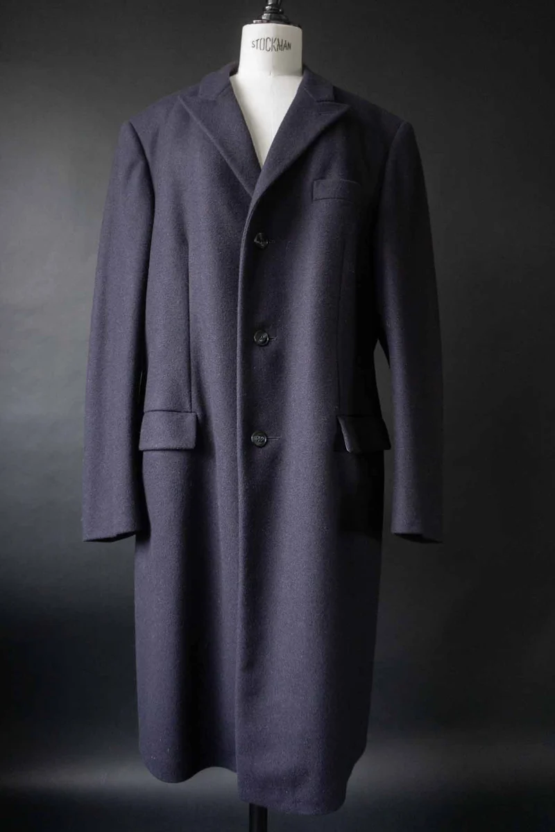 Vintage Wollmantel Schurwolle, M–L