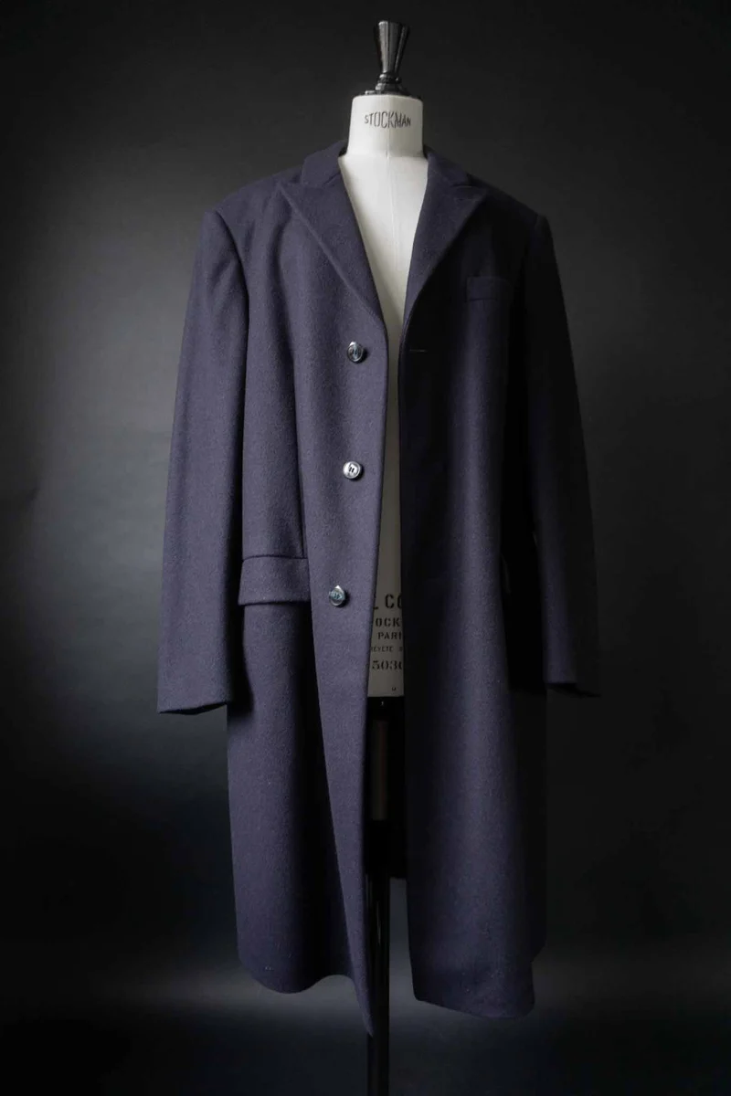 Vintage Wollmantel Schurwolle, M–L