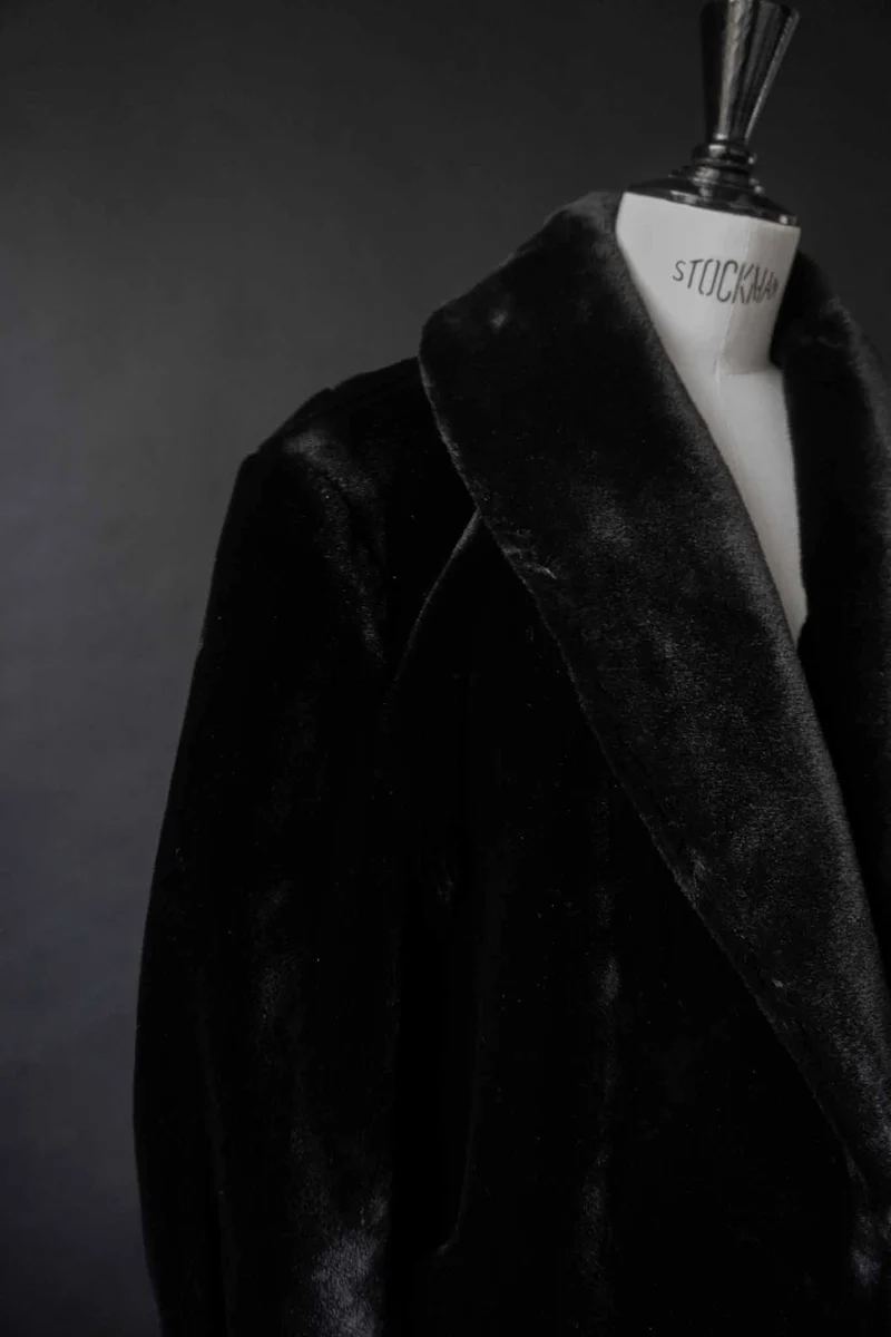 Vintage Fake Fur Jacke, Made in Belgium, S–M