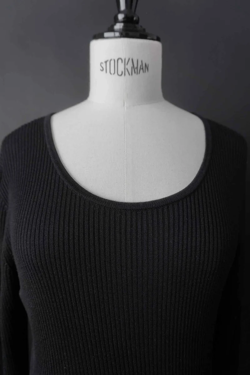 Vintage Pullover Feinstrick Seide, L–XL
