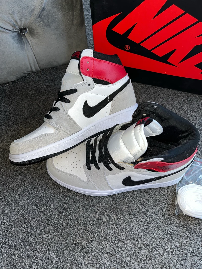 Red, Grey, Black Air Trainers