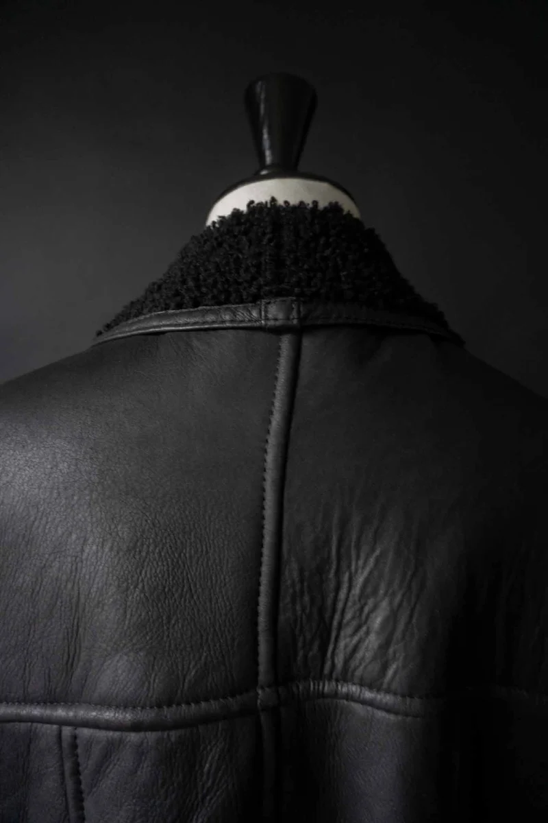 Vintage Lammfelljacke oversized, M–L