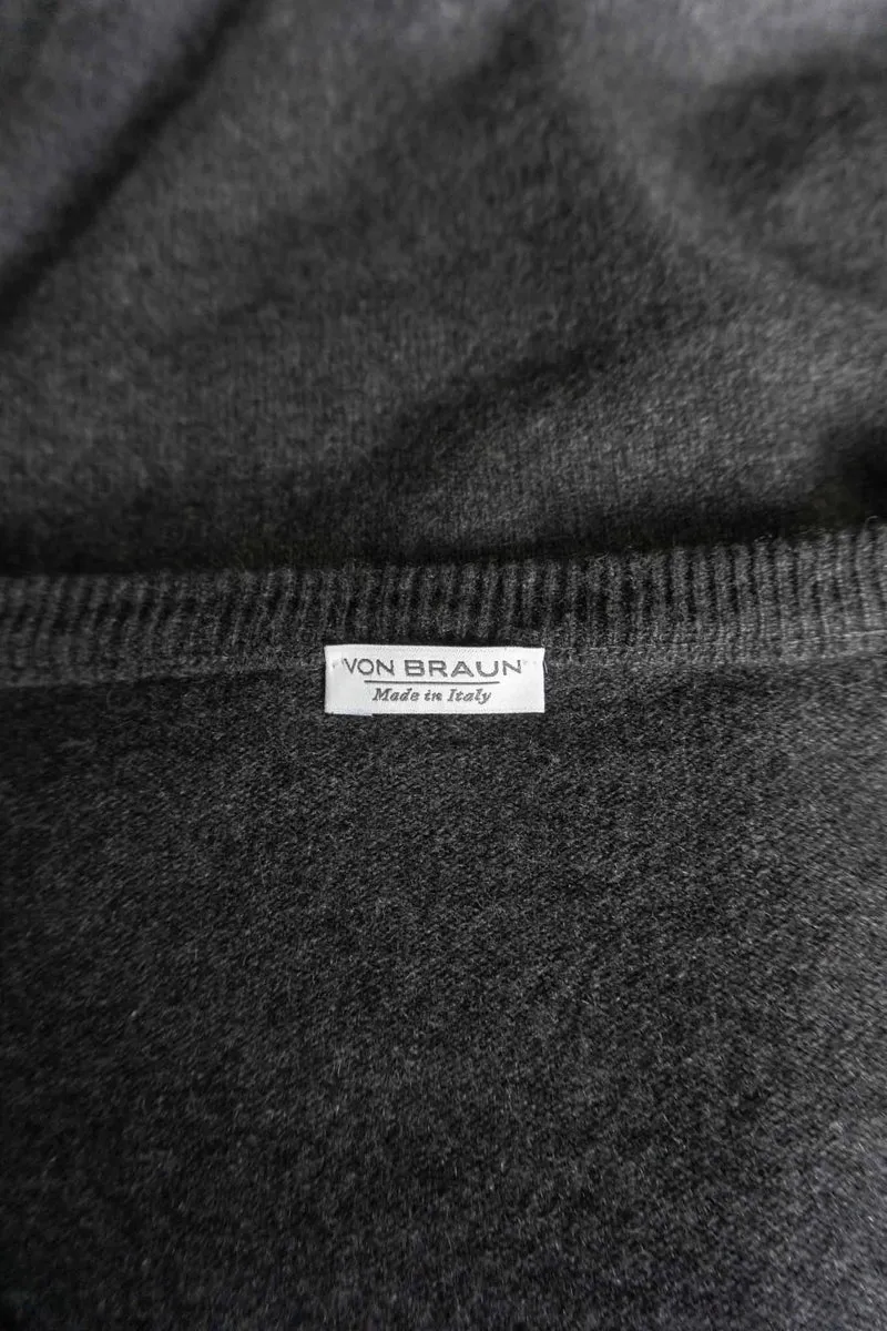 Vintage Kaschmir Pullover Braun, XXL