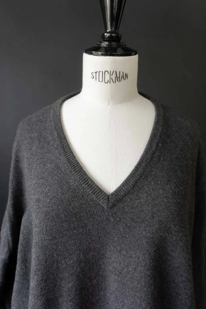 Vintage Kaschmir Pullover Braun, XXL