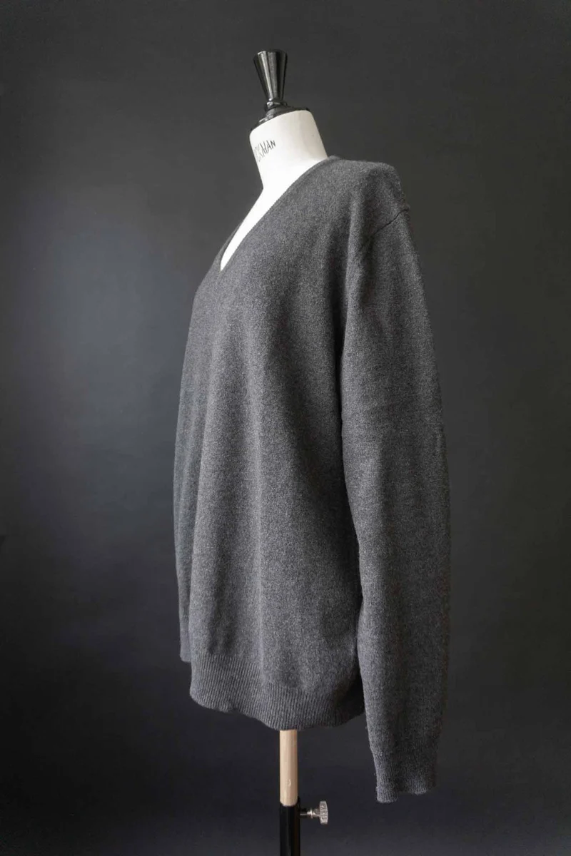 Vintage Kaschmir Pullover Braun, XXL