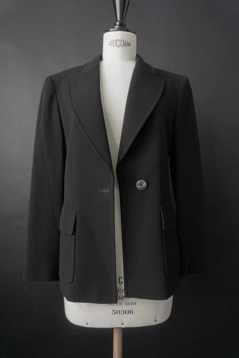 Vintage Max Mara Blazer, Wolle, S–M