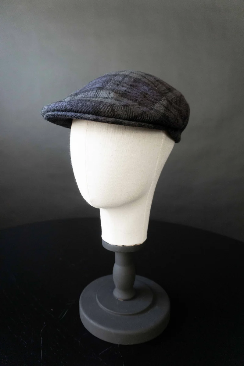 Vintage Schiebermütze Classic Heritage Cap Karo, S/M