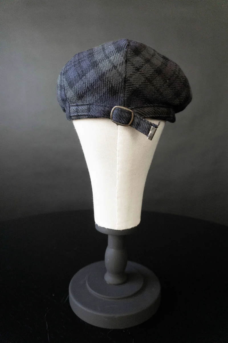 Vintage Schiebermütze Classic Heritage Cap Karo, S/M