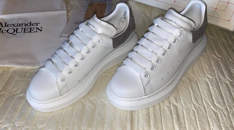 White & Grey Suede Queens