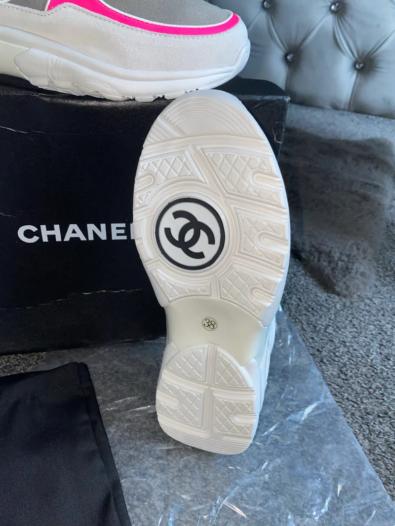 White, Pink & Grey C Runners